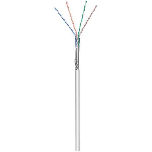 CAT 5e -verkkokaapeli, SF/UTP, harmaa. (100m)