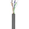 CAT 5e -verkkokaapeli, U/UTP, harmaa. (100m)