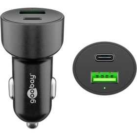 48 W:n virransyöttölaite, kaksois-USB-pikalaturi, USB-C PD