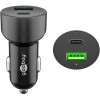 48 W:n virransyöttölaite, kaksois-USB-pikalaturi, USB-C PD