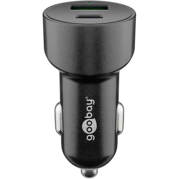 48 W:n virransyöttölaite, kaksois-USB-pikalaturi, USB-C PD