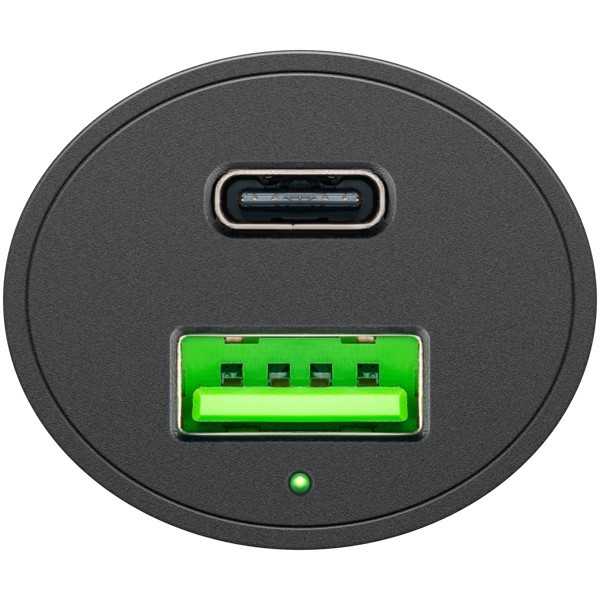 48 W:n virransyöttölaite, kaksois-USB-pikalaturi, USB-C PD