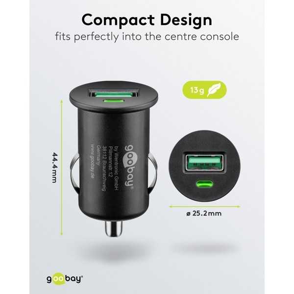 18 W:n pikalataus-USB-auton pikalaturi