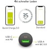 30 W:n virransyöttölaite, kaksois-USB-pikalaturi, USB-C PD
