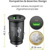 30 W:n virransyöttölaite, kaksois-USB-pikalaturi, USB-C PD
