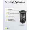 27 W:n virransyöttölaite, kaksois-USB-pikalaturi, USB-C PD