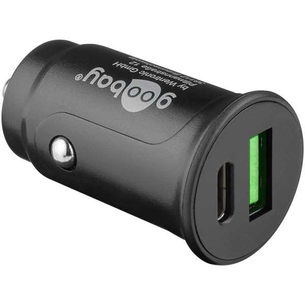 27 W:n virransyöttölaite, kaksois-USB-pikalaturi, USB-C PD