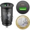 27 W:n virransyöttölaite, kaksois-USB-pikalaturi, USB-C PD