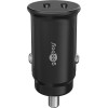 30 W:n virransyöttölaite, kaksois-USB-C-latausliitäntä, PD-autopikalaturi