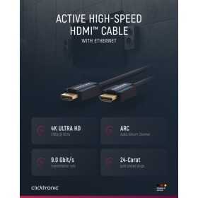 Aktiivinen nopea HDMI-kaapeli Ethernet-yhteydellä, 20 metriä.