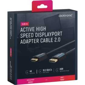 Aktiivinen DisplayPort–HDMI-sovitinkaapeli, 5metriä.