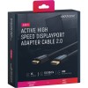 Aktiivinen DisplayPort–HDMI-sovitinkaapeli, 5metriä.