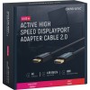 Aktiivinen DisplayPort–HDMI-sovitinkaapeli, 10metriä.