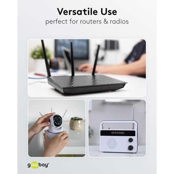 USB-DC-kaapeli 5 V/1 A, 0,5 m.