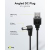USB-DC-kaapeli 5 V/1 A, 0,5 m.