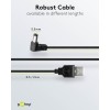USB-DC-kaapeli 5 V/1 A, 0,5 m.