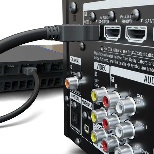 High Speed ​​HDMI -kaapeli Ethernet-yhteydellä, 0,5metriä.