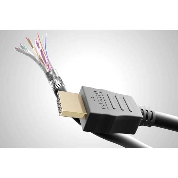 High Speed ​​HDMI -kaapeli Ethernet-yhteydellä, 3metriä.