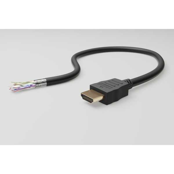 High Speed ​​HDMI -kaapeli 270° Ethernet-liitännällä, 1 metri.