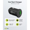 45 W:n Power Delivery -kaksois-USB-auton pikalaturi USB-C PD