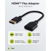 HDMI-joustava sovitin (ohut), 0,1 metriä.