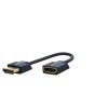Super nopea HDMI-sovitin, 0,1metriä.