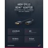 Super nopea HDMI-sovitin, 0,1metriä.