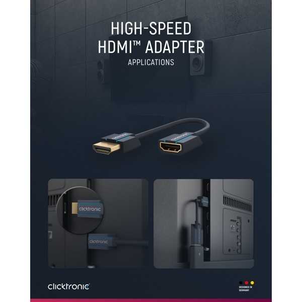 Super nopea HDMI-sovitin, 0,1metriä.