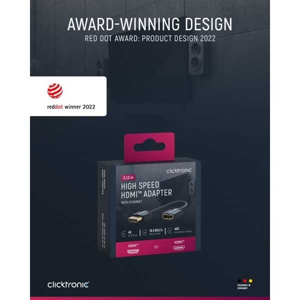 Super nopea HDMI-sovitin, 0,1metriä.