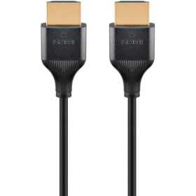 Ohut erittäin nopea HDMI-kaapeli Ethernet-yhteydellä, 0,5 metriä.