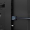 Erittäin ohut ja nopea HDMI-kaapeli Ethernet-liitännällä, 2 metriä.