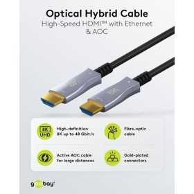 Optinen hybridi erittäin nopea HDMI-kaapeli (AOC), 20 metriä.
