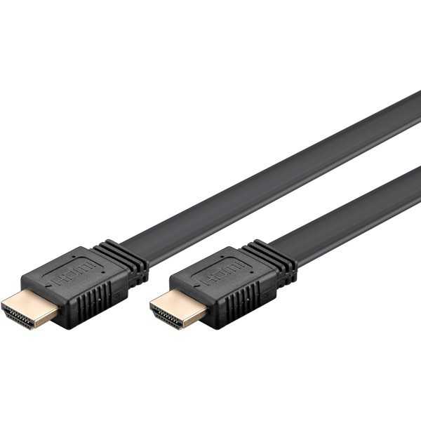 High Speed ​​HDMI -lattakaapeli Ethernet-yhteydellä, 1 metri.