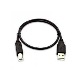 VSeven USB-A - USB-B -kaapeli, 0,5m, musta