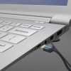 Erittäin ohut ja nopea HDMI-kaapeli Ethernet-liitännällä, 1 metri.