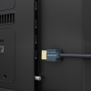 Erittäin ohut ja nopea HDMI-kaapeli Ethernet-liitännällä, 1 metri.