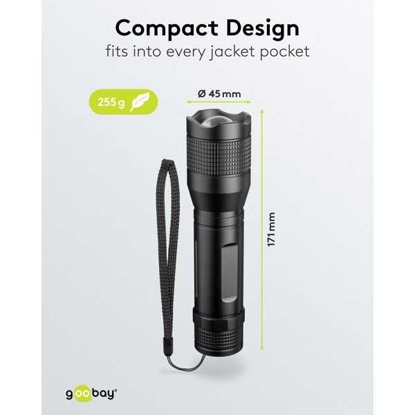 LED-taskulamppu Superkirkas 1500