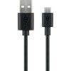 Micro-USB-lataus- ja synkronointikaapeli, 1 metri, musta.