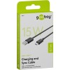 USB-C-lataus- ja synkronointikaapeli (USB-A, USB-C)