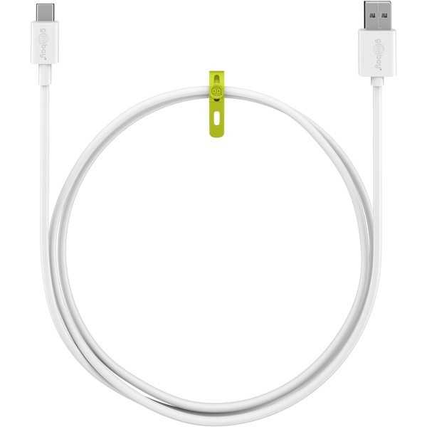 USB-C-lataus- ja synkronointikaapeli, 0,1 metriä.
