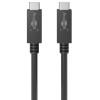 USB-C-kaapeli, 1 m, musta