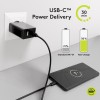 USB-C-kaapeli, 1 m, musta