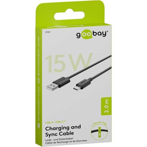 USB-C-lataus- ja synkronointikaapeli (USB-A , USB-C)