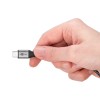 2in1 USB-tekstiilikaapeli, tähtiharmaa/hopea, 2 m
