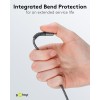 2in1 USB-tekstiilikaapeli, tähtiharmaa/hopea, 3 m