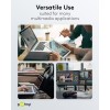 2in1 USB-tekstiilikaapeli, tähtiharmaa/hopea, 3 m