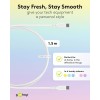 USB-C-silikonikaapeli, 1,5 m, valkoinen