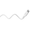 USB-C-silikonikaapeli, 1,5 m, valkoinen