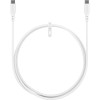 USB-C-silikonikaapeli, 1,5 m, valkoinen