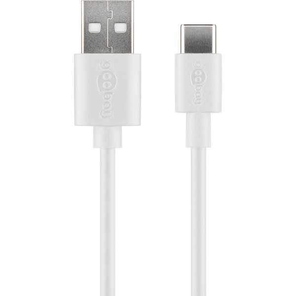 USB-C-lataus- ja synkronointikaapeli (USB-A, USB-C)